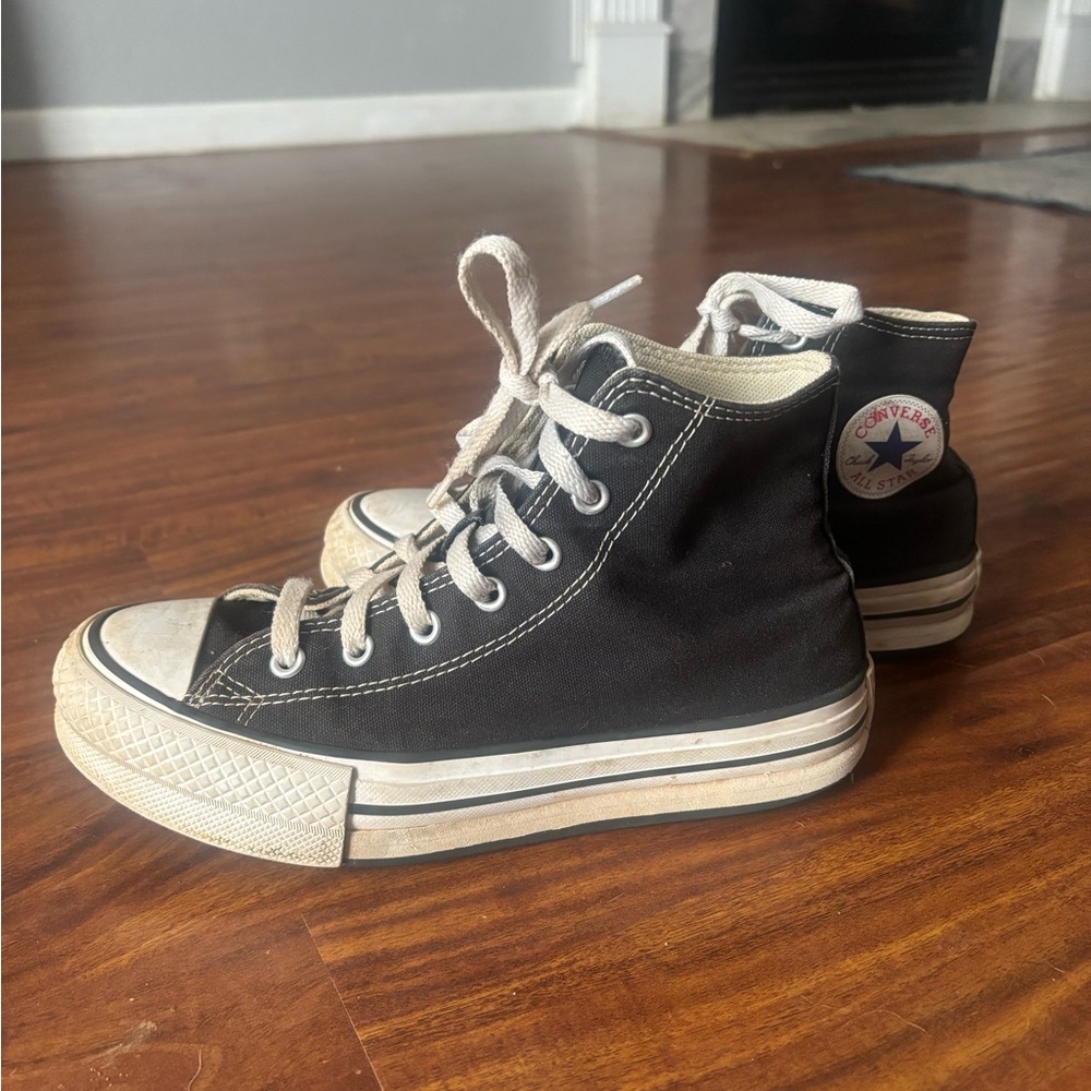 Converse Black High-Top Sneakers sz 3.5